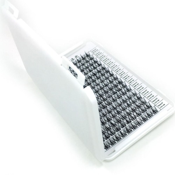 320 individuella lösögonfransar i kluster 3D 10MM 10MM 10mm