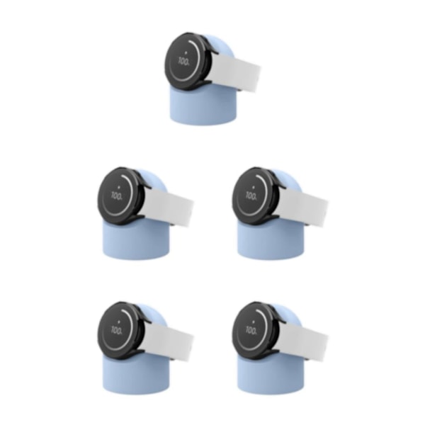 1/2/3/5 Praktisk og multifunksjonell ladestativ for klokke, vannblå[GKS] wathet blue 5PCS