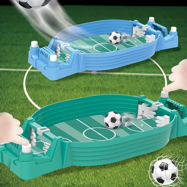 Mini bærbart bordfotballspill for reise Red
