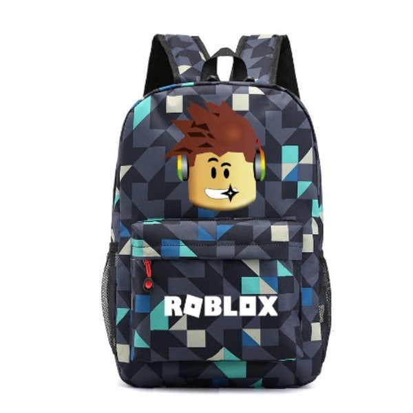 Roblox Ryggsekk Barn Skoleveske Studenters Bokveske Reiseveske Gave C