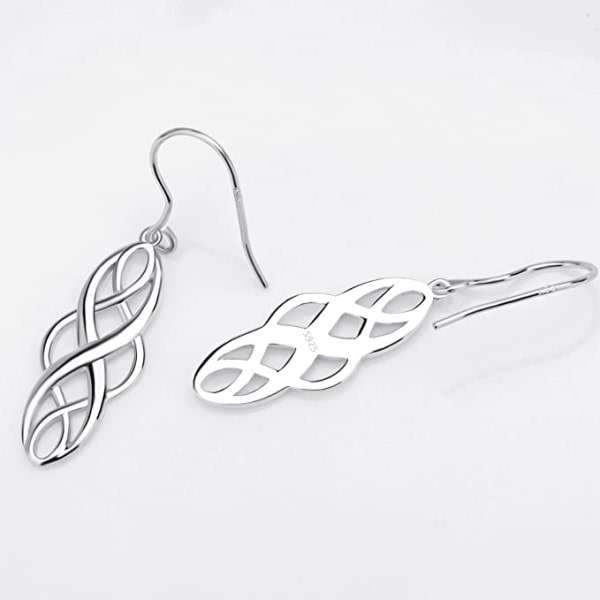 Sterling Silver Celtic Knot örhängen