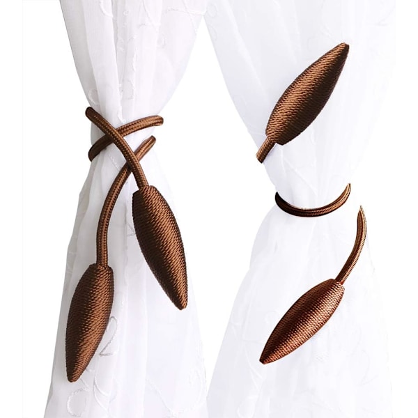 2 stycken Gardinbindare Clips Kreativa Fönster Draperier Twist Tie