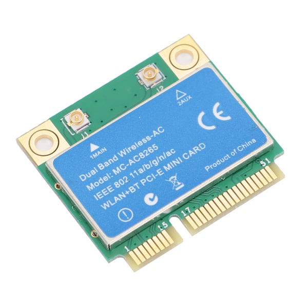 MINI PCI-E Kort 1200M 2,4GHz/5GHz Dual Band til Intel 8265 Chip Trådløst Netværkskort MC8265[GKS]