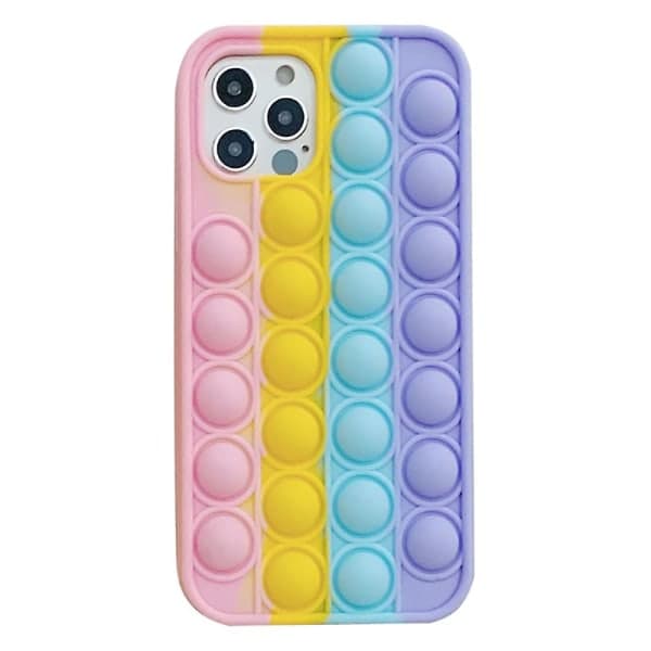 SQBB Rainbow Pop It Telefonetui Iphone til iPhone XS Max