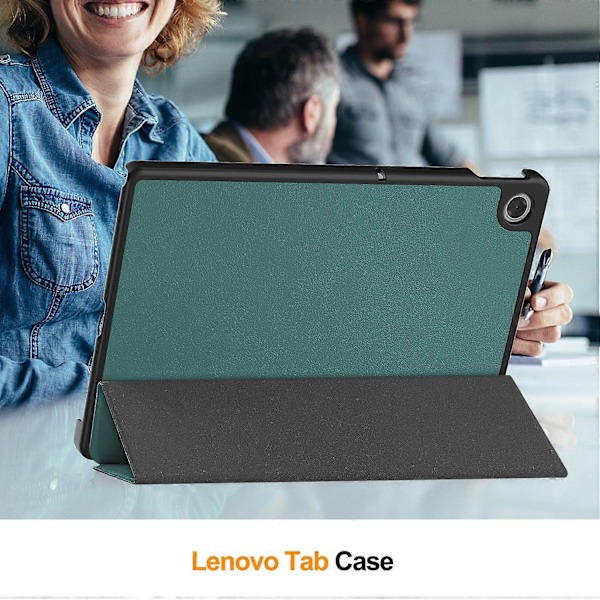 Til Lenovo Tab TB311FU Etui Anti-fald Læder Stand Tablet Beskyttelse Flerfarvet Flerfarvet[GKS] Multicolor Green