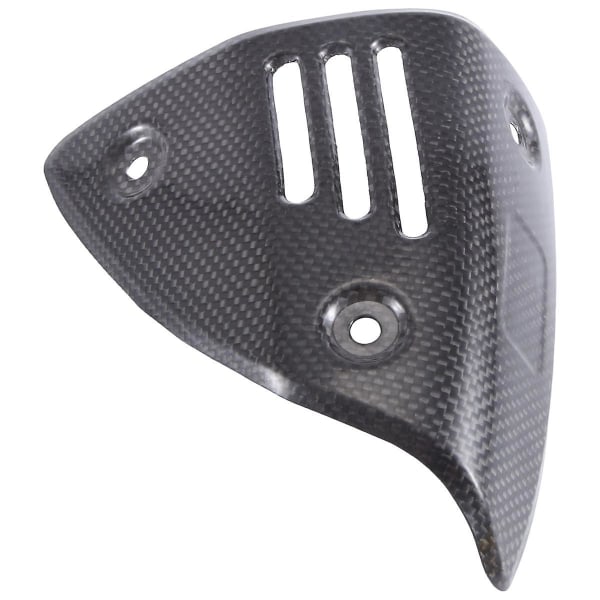Motorcykelavgaskåpa Cover i äkta kolfiber Case Heat Shield Cover (FMY )