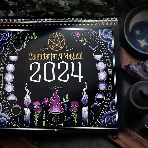 2024 Magic: För vardaglig fickkalender 2024 kalender
