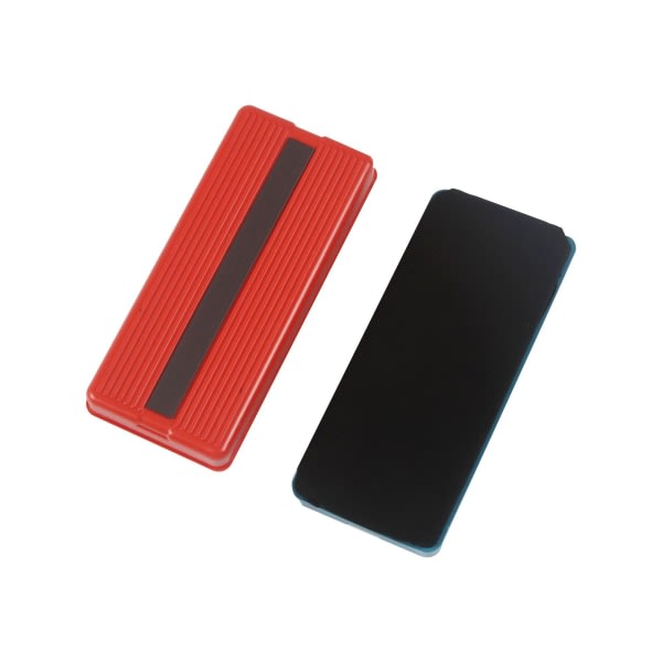 3ST Magnetisk Whiteboard Eraser Borste Svart Röd Blå