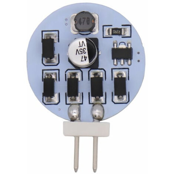 6 pyöreää lämminvalkoista G4 LED-lamppua, korvaa [GKS]