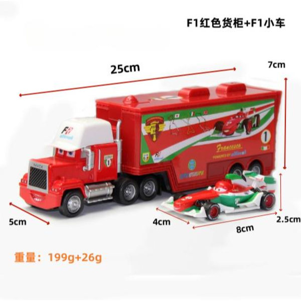 1. Disney Pixar -lentokoneet ja autot Lightning McQueen Mack dumper-rekka-auto CarToys #6