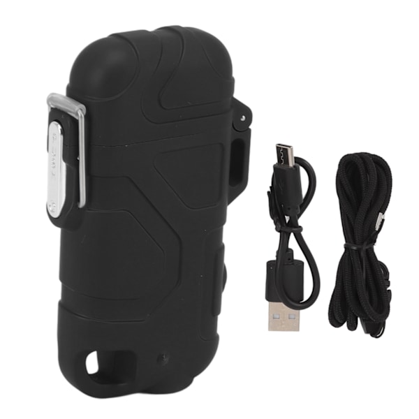 Dobbel bue plasma lighter vindtett vanntett flammefri USB