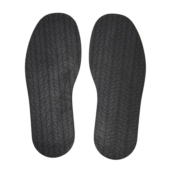 par med hele såler 32,3 cm lange og 12,4 cm brede, sklisikre og støydempende gummisåler for reparasjon og utskifting