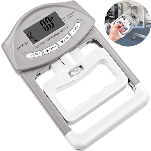 Digital hånd dynamometer Grebsstyrkemåler-WELLNGS