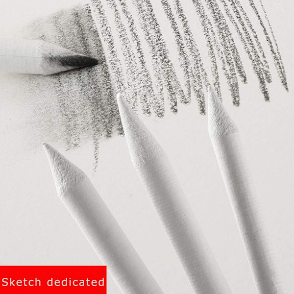 6 st Rittstift, Bländstift och Tortillons Set, Konstsats för Bländning