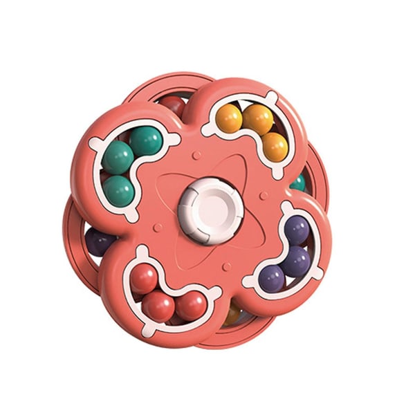 HHL Magic Fidget Beads Spinners Roterande cube toy, dekompressionsgyroskop pusselkub, rolig pusselboll pedagogiska leksaker