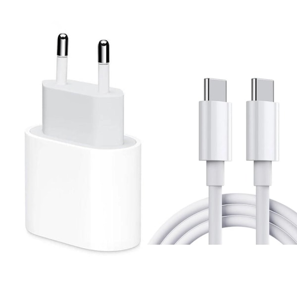 Samsung Hurtiglader - Adapter & Kabel 20W USB-C 2m