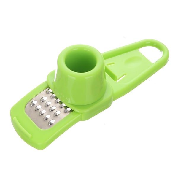 Multifunctional Garlic Press Home Kitchen Plastic Stainless Steel Garlic Press