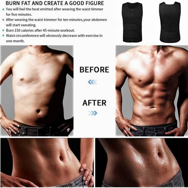 Body Shaper kompressionsvest L L