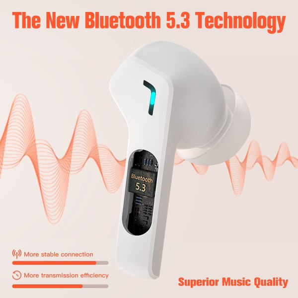 Bluetooth in-ear hörlurar, 5.0 stereo Bluetooth hörlurar