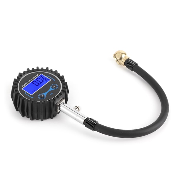 200PSI LCD Digital Däcktrycksmätare Gummi Metall Universal för Motorcyklar Bilar Lastbilar