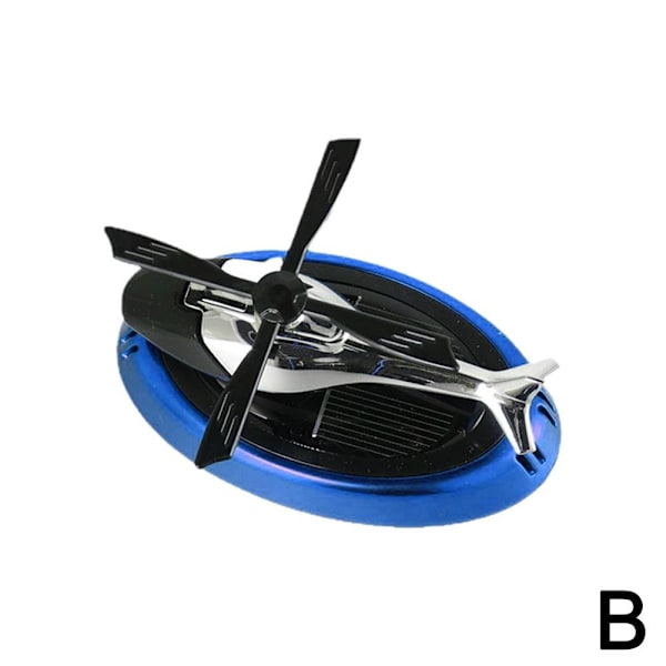 Solcelledrevet helikopter luftfrisker bil fly duft D blue ocean one size
