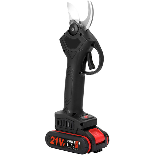Havesaks Elektriske Saks Lithium Batteri Ledningsfri Beskæringssaks (Sort 1 Opladning + Plastikkasse) Black