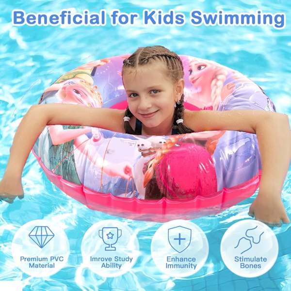 Svømmering til børn, gummiringe pool floats, oppustelig ring til børn sommer pool strandfest til 2-5 årige børn sommer strand vandlegetøj C