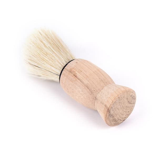 1x Pro Trehåndtak Grevlinghår Barberkost