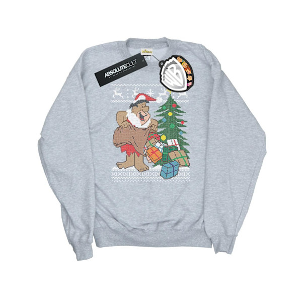 The Flintstones Herr Jul Fair Isle Genser 3XL Sports Sports Grey Sports Grey 3XL