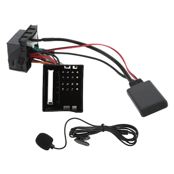 12-Pin Bluetooth 5.0 Aux Audio Kabel Adapter Mikrofon Håndfri Udskiftning til Peugeot 207 307 407 308[GKS] 0.3
