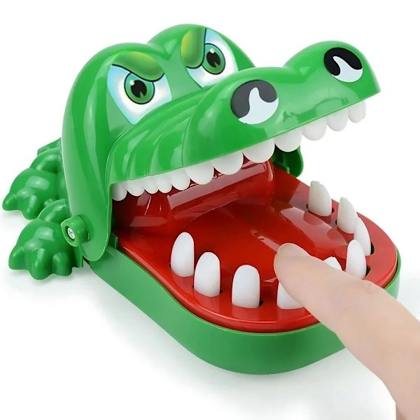 Krokodil Tandläkare Spel Familjespel Barnspel Partyspel