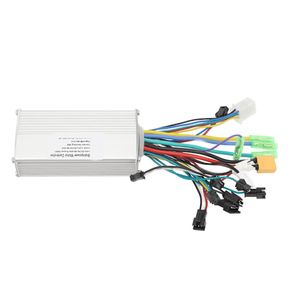 Motor Brushless Controller og LCD-skjerm Sinuskurve 3-modus Brushless Controller Kit 36V 48V 60V 500W 28A