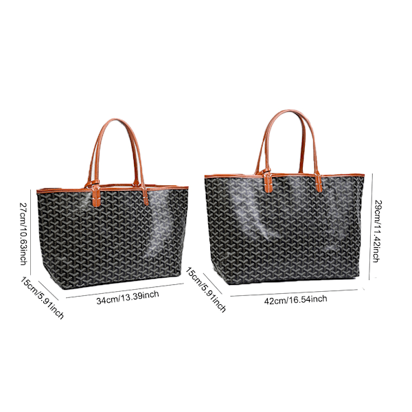 Dametaske Mode Rejsetaske Casual Skuldertaske Håndtaske Stor & Medium Ny Sort Sort Black L