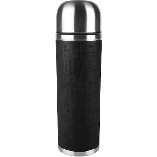 EMSA Senator termoflaske 1L rustfrit stål - Sort Black