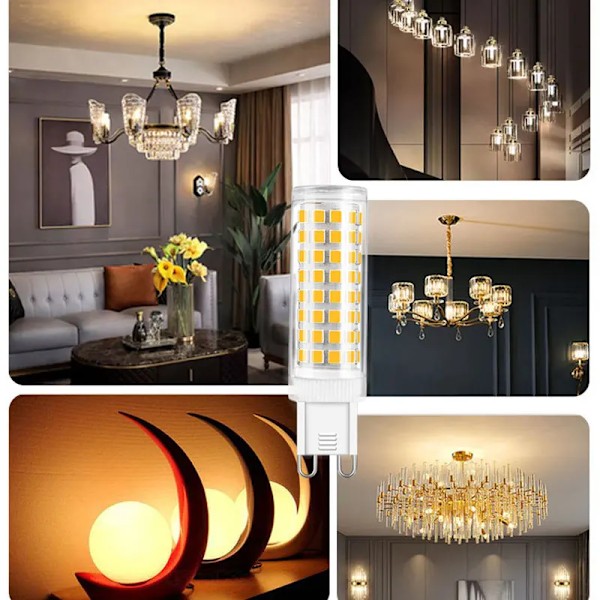 G9 LED 5W 9W 12W 15W 20W AC110V 220V LED Pære SMD 2835 3014 LED G9 Lys Erstatter 30/40W Halogenpære 12W 110V 12W 110V 12W 110V Warm White
