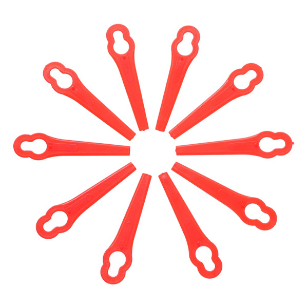 100 stk./sett Plastbladkutter Gress Trimmer Blader [GKS] red