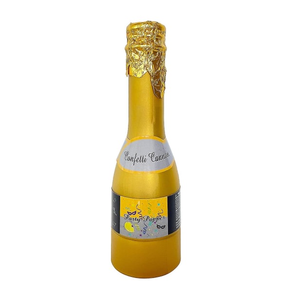 Confetti Sprinkler Realistiskt utseende Användarvänlig Plast Champagne Flaskformad Confetti Launchers Decor Party Supplies