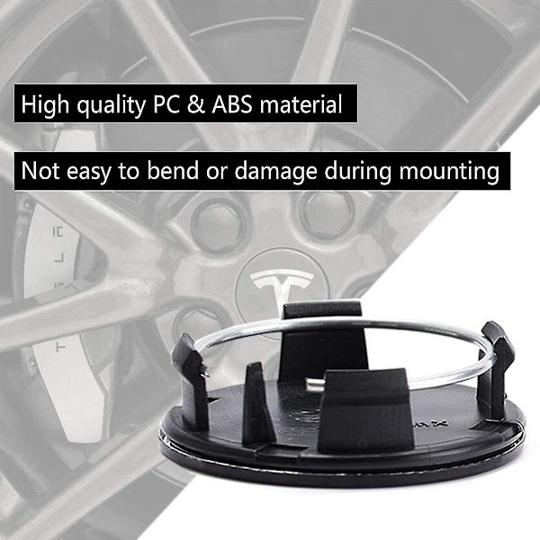 Tesla Hub Cap Kit, Hub Cap Kit, Hub Cap Cover, Hub Cap Cover for Model Y, Model 3, Model S ja Model X