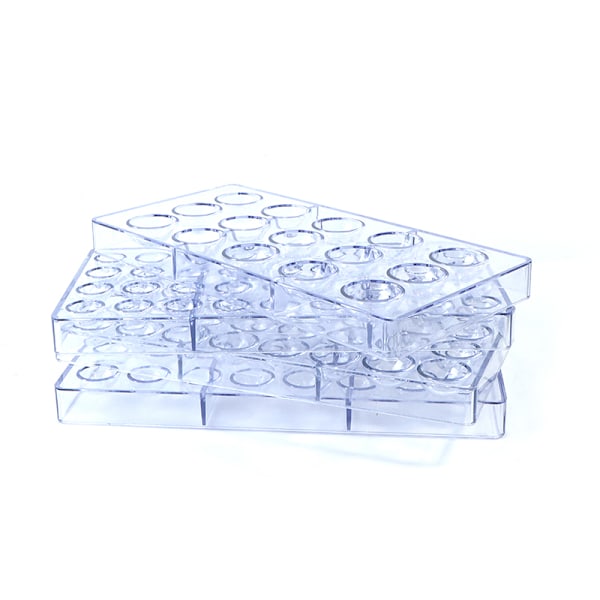 3D Chokoladeform Polycarbonat Form Tykke Former Kap 36 holes