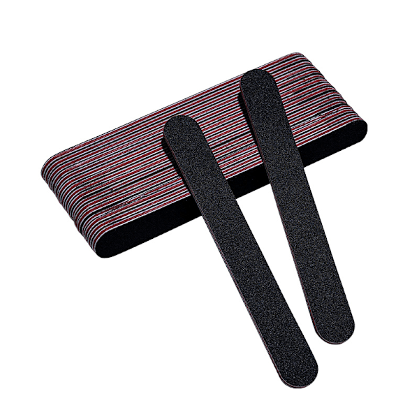 Smukdoo Neglefiler Sett, 12 stk Profesjonelle Neglefiler Dobbeltsidig Emery Board