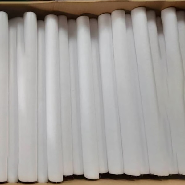 LED Glow Sticks Lysende Skum Sticks Heppe Rør Mørkt Lys Fødselsdag White
