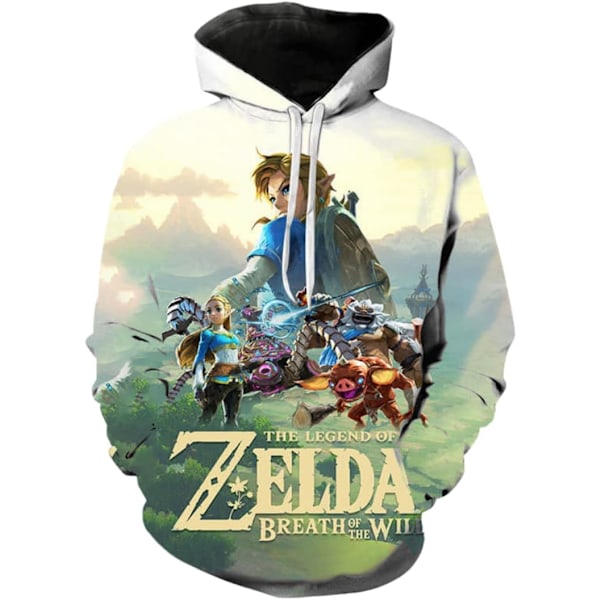 Cosplay Legend of Zelda Breath of The Wild Twilight Princess Känguru Hoodies - Unisex Sweatshirt XX-Large