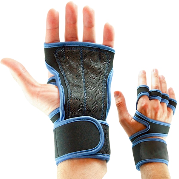 1/2/3/5 2 par Läder Lätta och andningsbara gymhandskar för Blå XL Blue XL 1Set
