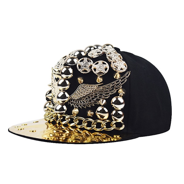 Gold Eagle Bling Rhinestone cap, glitter sequins Hip Pop cap adjustable for women girls