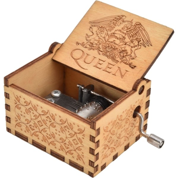Bohemian Rhapsody Musikask, Retro Stil Antik Handvevad Musikask för Födelsedag, Jul, Jubileum, Bröllop, Alla Hjärtans Dag, Mors Dag