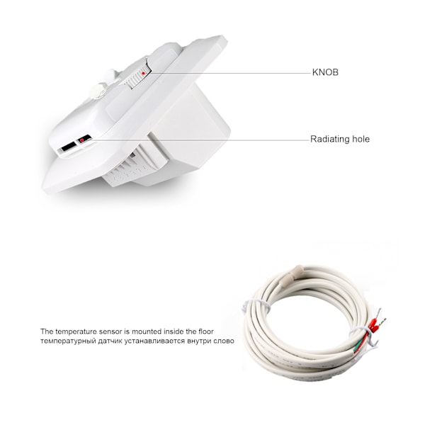 M59 Gulvvarme Elektronisk termostat temperaturkontroll