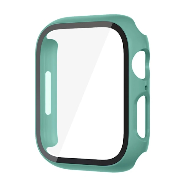 Lasi+ Suojus Apple Watch -kotelolle 9 8 7 6 SE 5 iWatch Lisätarvikkeet Näytönsuoja Apple Watch Series 45mm 41mm 44mm 40mm 42mm 38mm Mäntymetsän vihreä 45mm series 7 8 9 Pine green