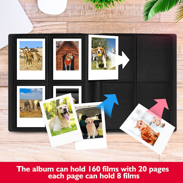 160 ark album for Fujifilm Instax Mini 70 7s 8 8+ 9 11 2