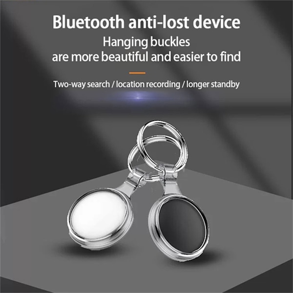 Tuya Bluetooth GPS-sporingsetikett Smart Tag For Kjæledyr Nøkkel Barneveske Lommebok Anti-tapt Mini SmartTag Alarm For Telefon Finder Locator Black 0.04
