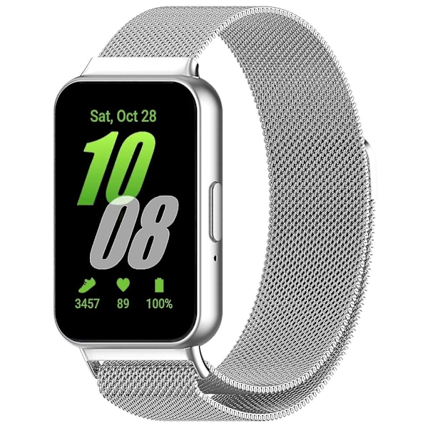Milanese metalrem til Samsung Galaxy Fit 3 Silver